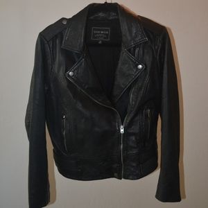 Lucky Brand Core Black Moto Leather Jacket